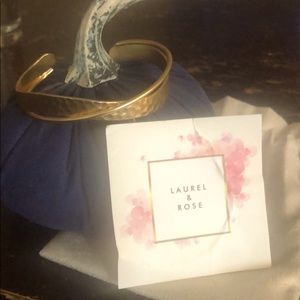 Division Street gold tone cuff